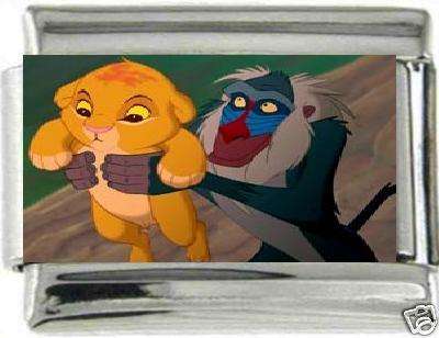 Italian Charms 9mm - Fits Nomination - Enamel - PRESENTING SIMBA