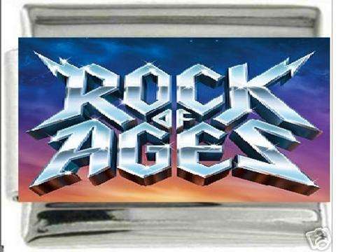 Italian Charms 9mm - Fits Nomination - Enamel - ROCK OF AGES - COLOURED