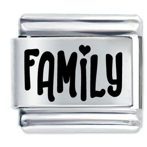 Italian Charms & Bracelets - Laser - FAMILY
