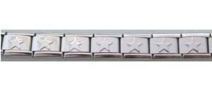 Italian Charms & Bracelets - Starter Bracelet with STARS - 18 Links