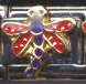 Italian Charms 9mm - Fits Nomination - Enamel -  PINK AND PURPLE DRAGONFLY