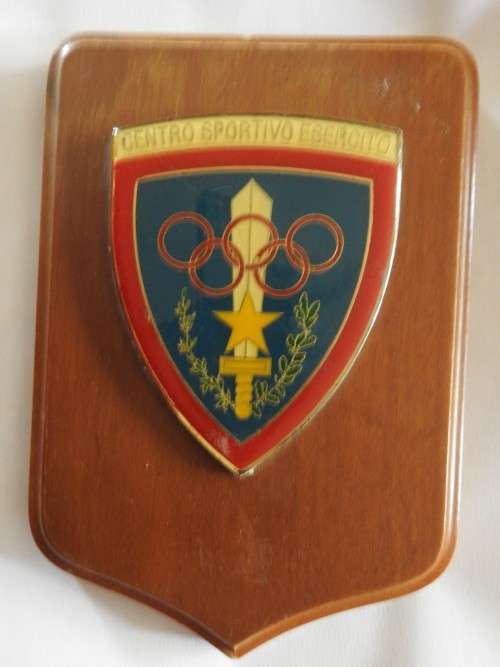 CSE Centro Sportivo Esercito Sports div of the Italian Army Plaque