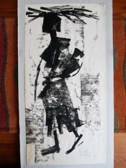 Rare! Original Painting by Christine Marais (1935-2012)