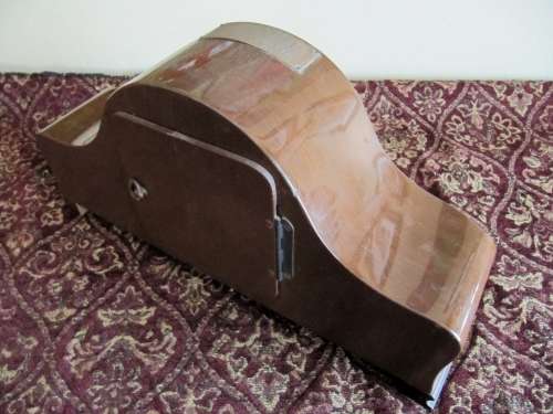 Vintage German Wooden Mantle Clock