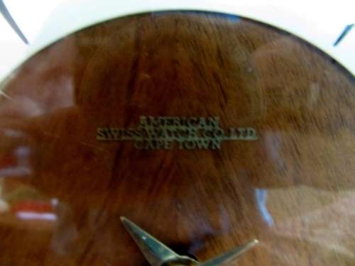 Vintage German Wooden Mantle Clock