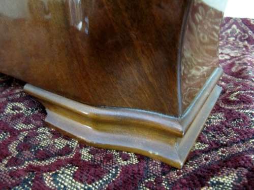 Vintage German Wooden Mantle Clock