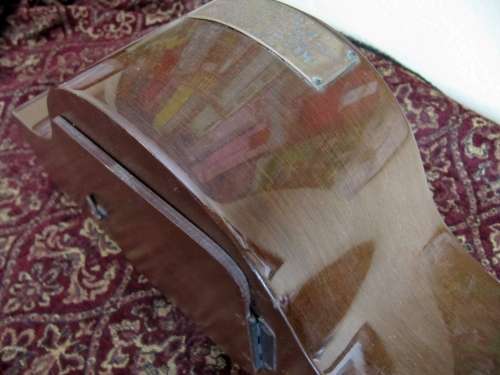 Vintage German Wooden Mantle Clock