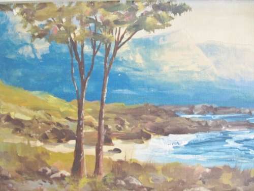 Pair of H Anderson "The Apostles" Acrylic Paintings