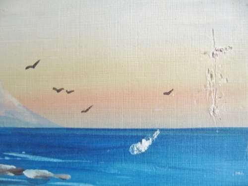 Pair of H Anderson "The Apostles" Acrylic Paintings