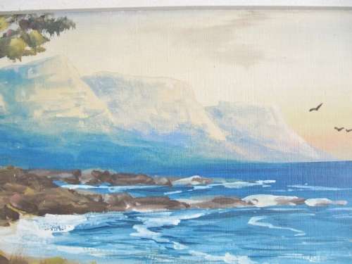 Pair of H Anderson "The Apostles" Acrylic Paintings