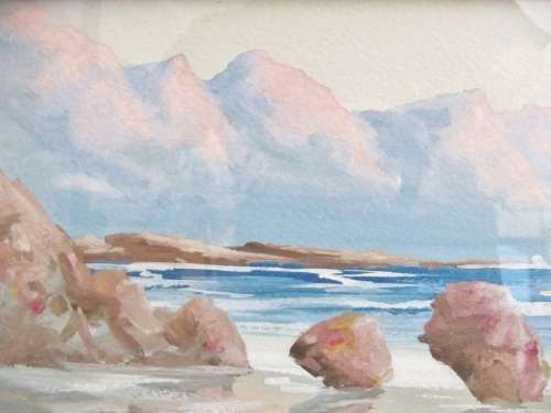 Pair of H Anderson "The Apostles" Acrylic Paintings