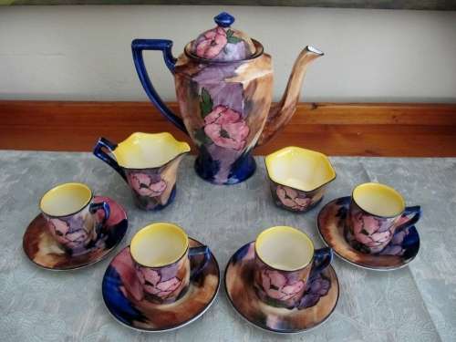 Rare! Art Deco H&K Tunstall (England) Coffee Set