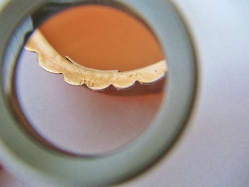 Antique 9K Gold Cameo with Carved Classical Scene