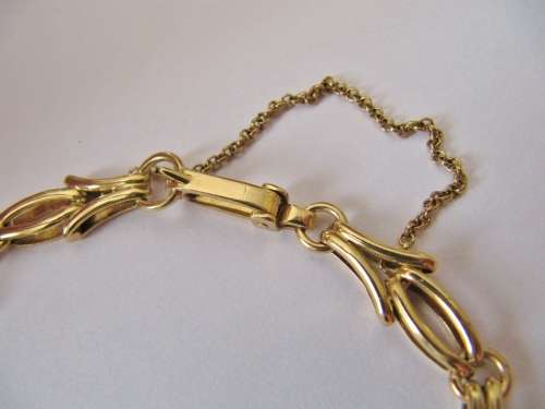 Stunning! Solid Gold Bracelet with 1/10oz Kruger Rand Coin