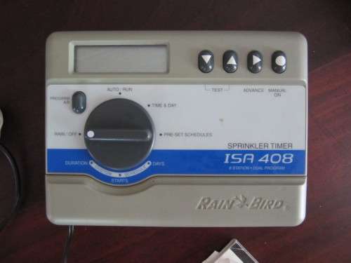RainBird Sprinkler Timer Controller ISA 408 - working!