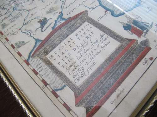 Vintage Etching of an Old Map by Ortelius (1 of 2)