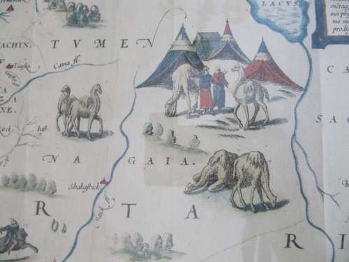 Vintage Etching of an Old Map by Ortelius (1 of 2)