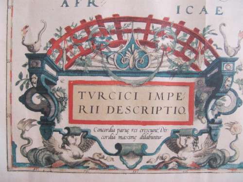 Vintage Etching of an Old Map by Ortelius (2 of 2)
