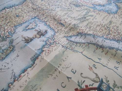 Vintage Etching of an Old Map by Ortelius (2 of 2)