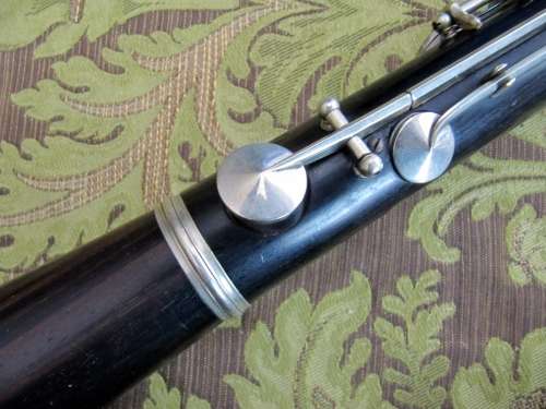 Antique Ebony Wood Clarinet in Case