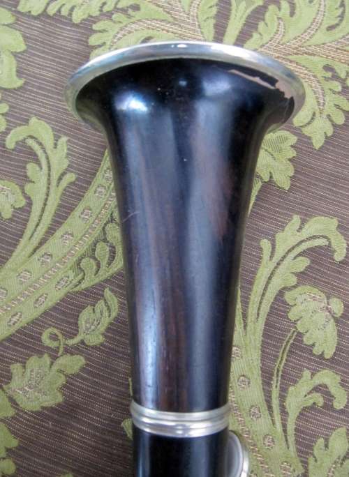 Antique Ebony Wood Clarinet in Case
