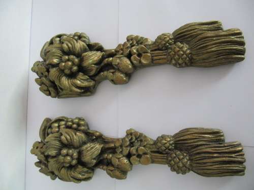 Stunning Decorative Old Resin Gold Wall Hangings.