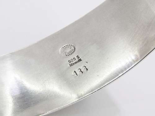 Rare! Georg Jensen Vintage Sterling Silver Cuff Bangle