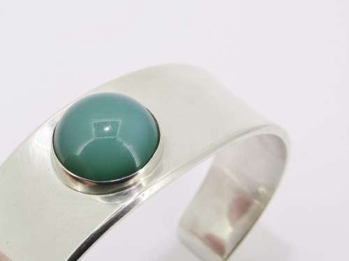 Rare! Georg Jensen Vintage Sterling Silver Cuff Bangle