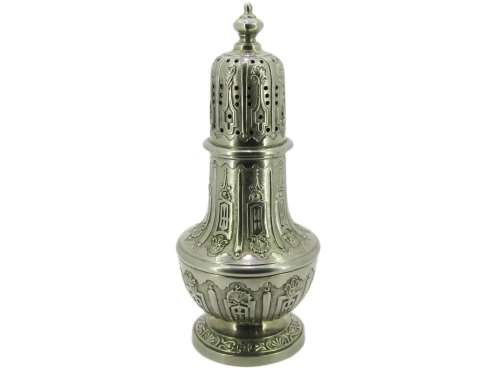 Vintage Large Metal Sugar Castor / Shaker