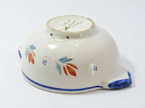 Vintage French Quimper Hand-Painted Ceramic Bowl