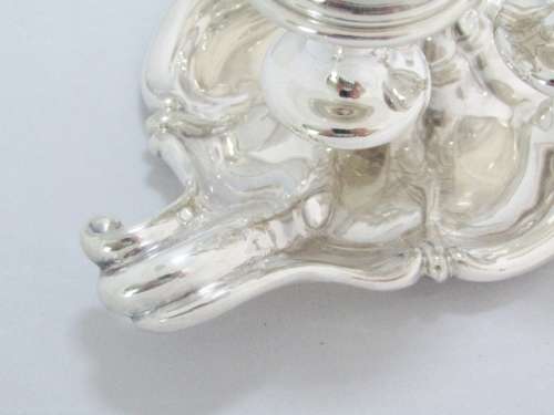 Ornate & Vintage Silver-Plated Egg Stand