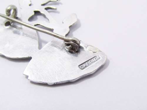A Gorgeous CANDIDA Ballerina Dancers Brooch In Sterling Silver.