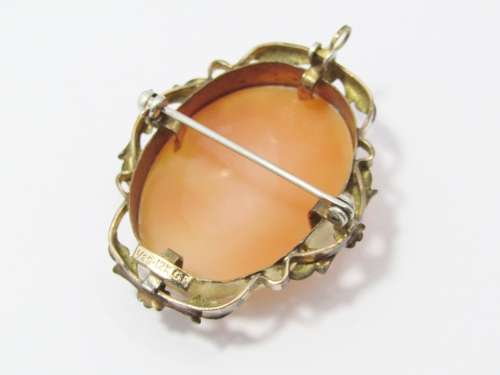 Gorgeous Detailed Gold Filled Cameo Pendant/Brooch