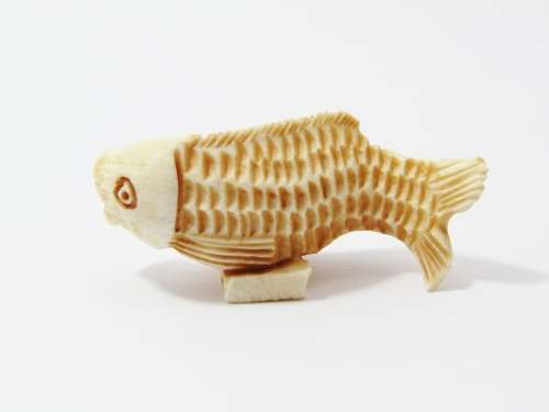 Antique Oriental Carved Okimono