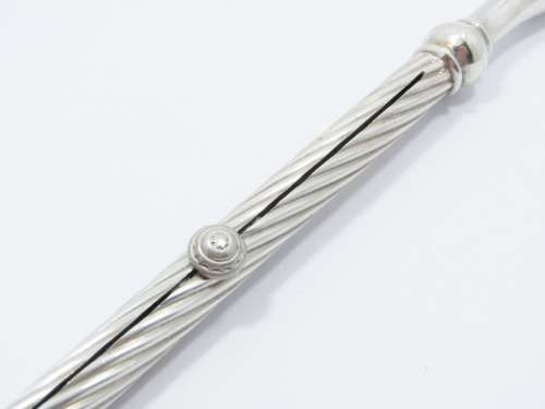Judaica Sterling Silver Large Tzinder / Candle Lighter