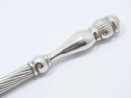 Judaica Sterling Silver Large Tzinder / Candle Lighter