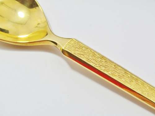 Vintage Gold-Plated Spoon in Original Case