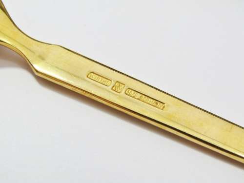 Vintage Gold-Plated Spoon in Original Case