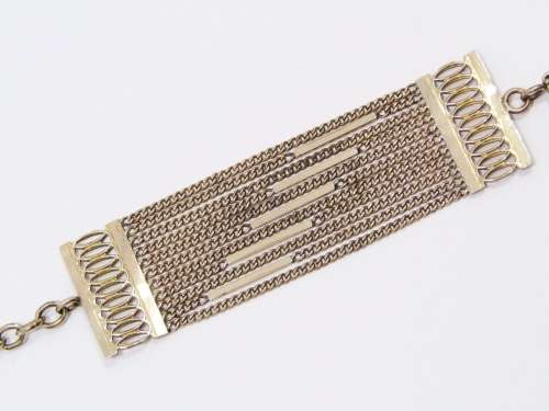 Lovely Antique Rolled Gold Seal Fob Chain
