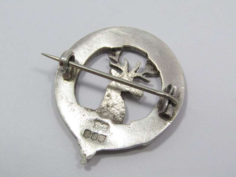 Vintage (c1954) Sterling Silver Scottish Clan Brooch