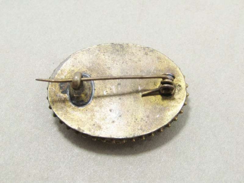 Vintage Italian Fine Micro-Mosaic Brooch