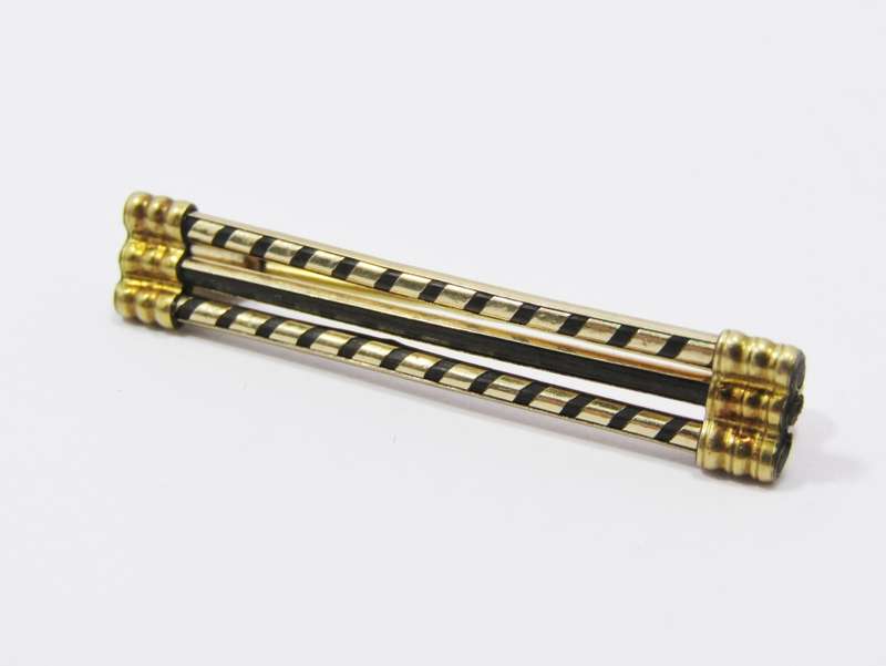 Antique/Vintage Rolled Gold Elephant Hair Brooch