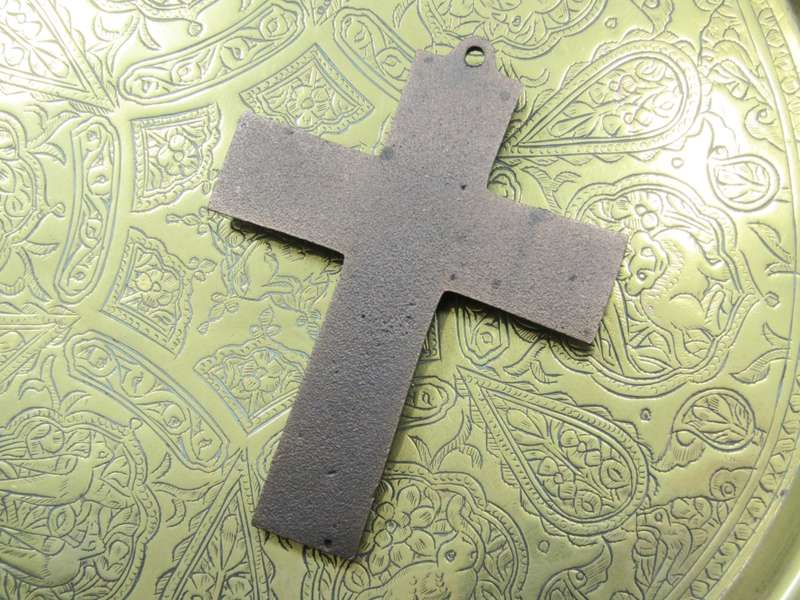 Solid Bronze Ethiopian Crucifix