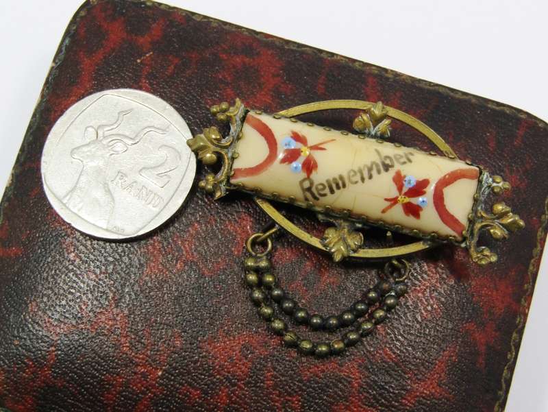 Beautiful, Vintage Hand-Made `Remember` Brooch