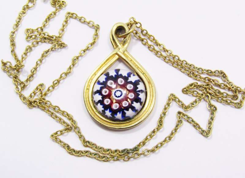 Vintage Murano Glass & Costume Jewellery Necklace