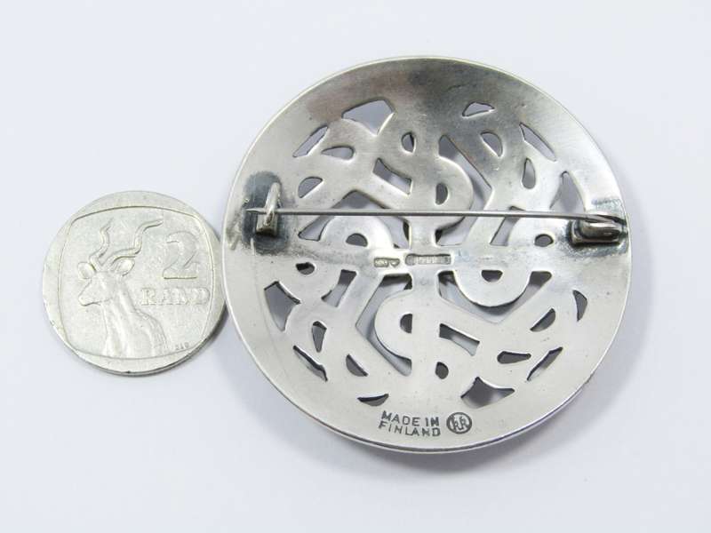 Vintage Kalevala Koru of Finland Sterling Silver Brooch