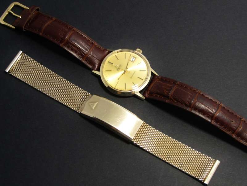 Exquisite! Vintage (c1979) 14CT Gold Automatic Omega Seamaster Watch