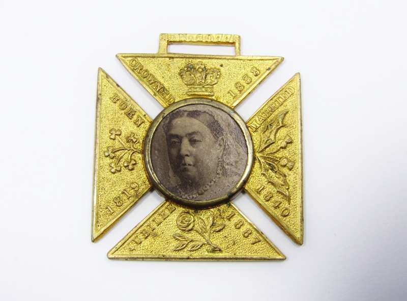 Antique (c1887) Queen Victoria Golden Jubilee Medal