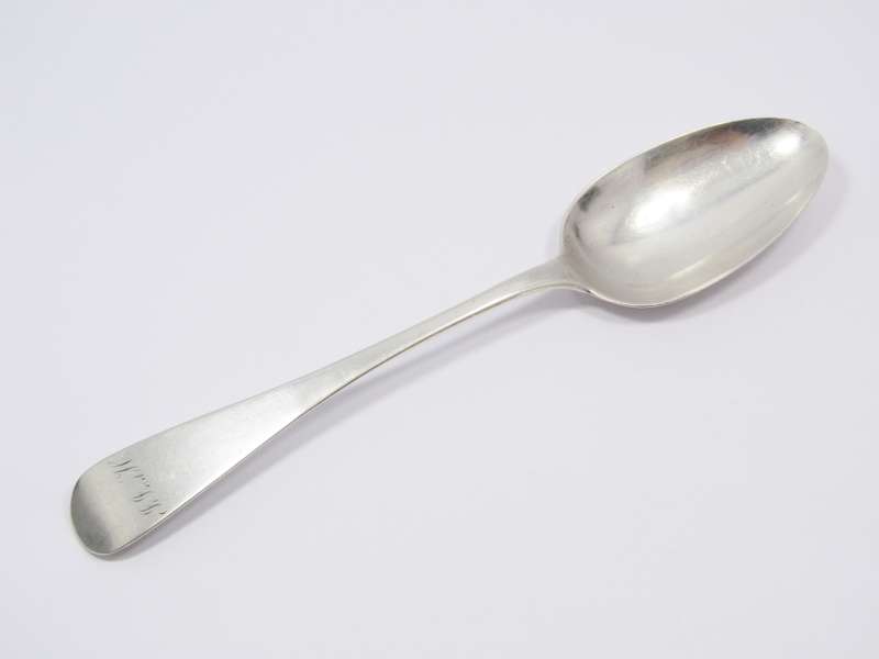 Rare Antique (c1840) Cape Silver Table Spoon by William Moore