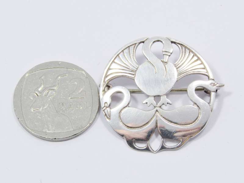 Shetland Jewellery (UK) `Three Nornes` Silver Brooch